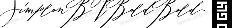 Simplon BP Bold Bold字体转换